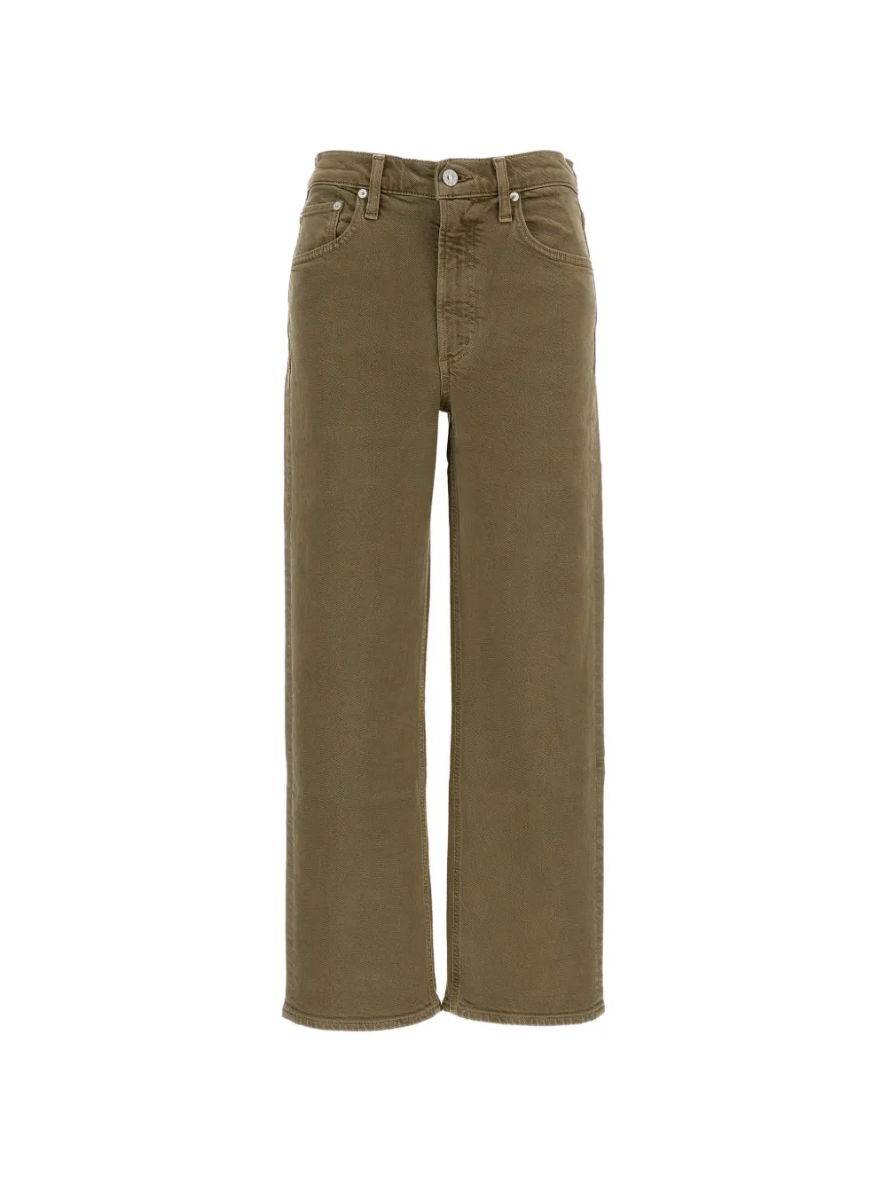 Прямые джинсы с завышенной талией Citizens Of Humanity, зеленый
Прямые джинсы с завышенной талией Citizens Of Humanity, зеленый