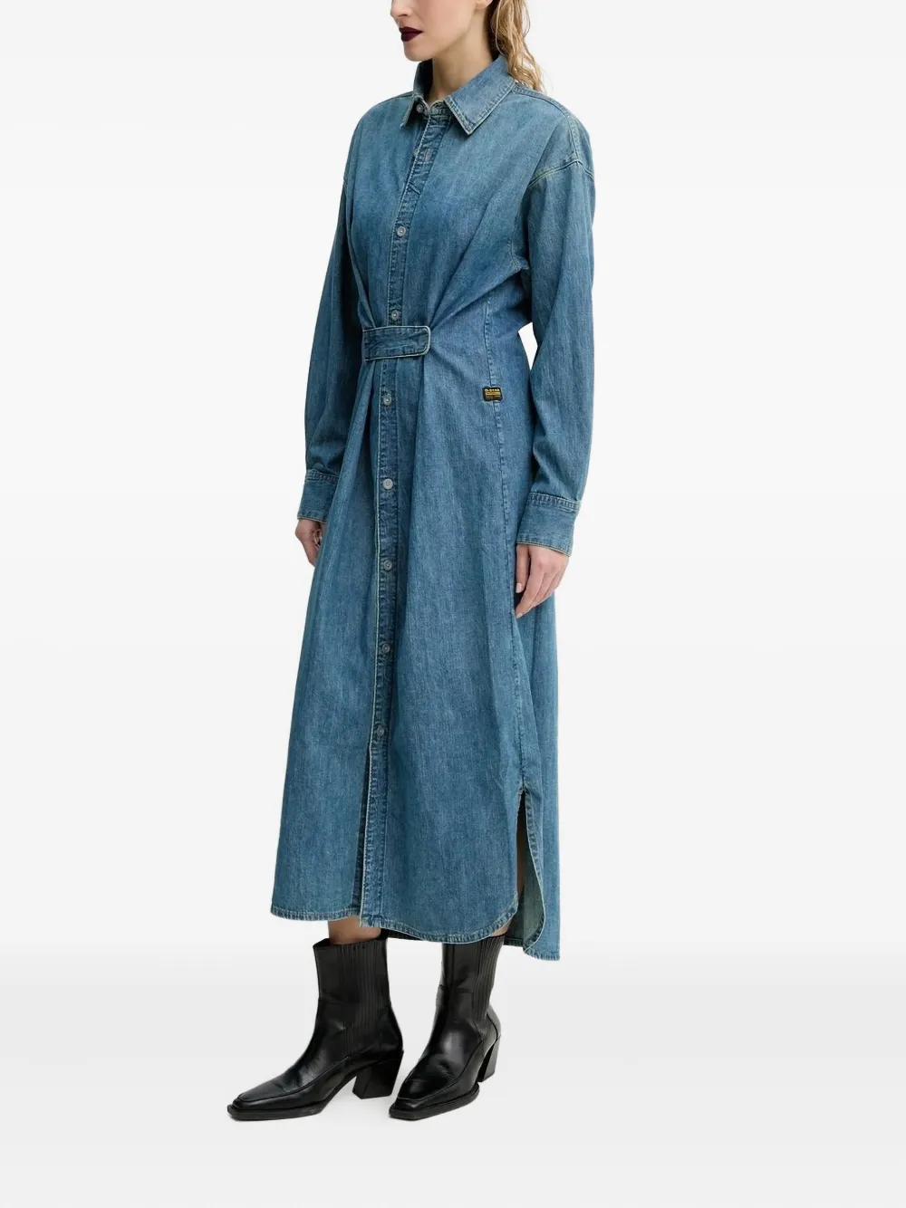 Платье-рубашка из денима с поясом G-Star RAW, синий
Платье-рубашка из денима с поясом G-Star RAW, синий