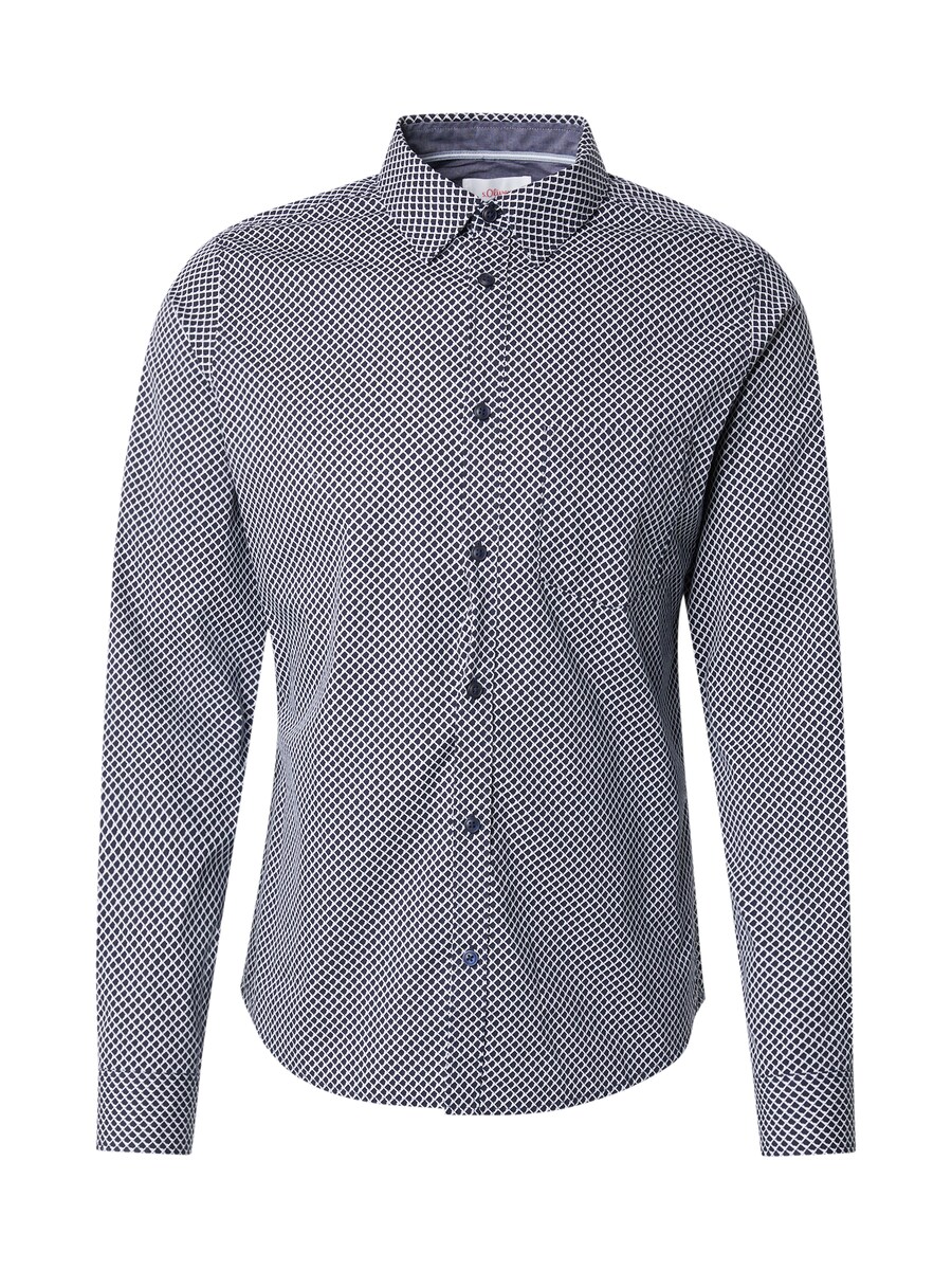 Рубашка Slim Fit на пуговицах s.Oliver, Navy
Рубашка Slim Fit на пуговицах s.Oliver, Navy