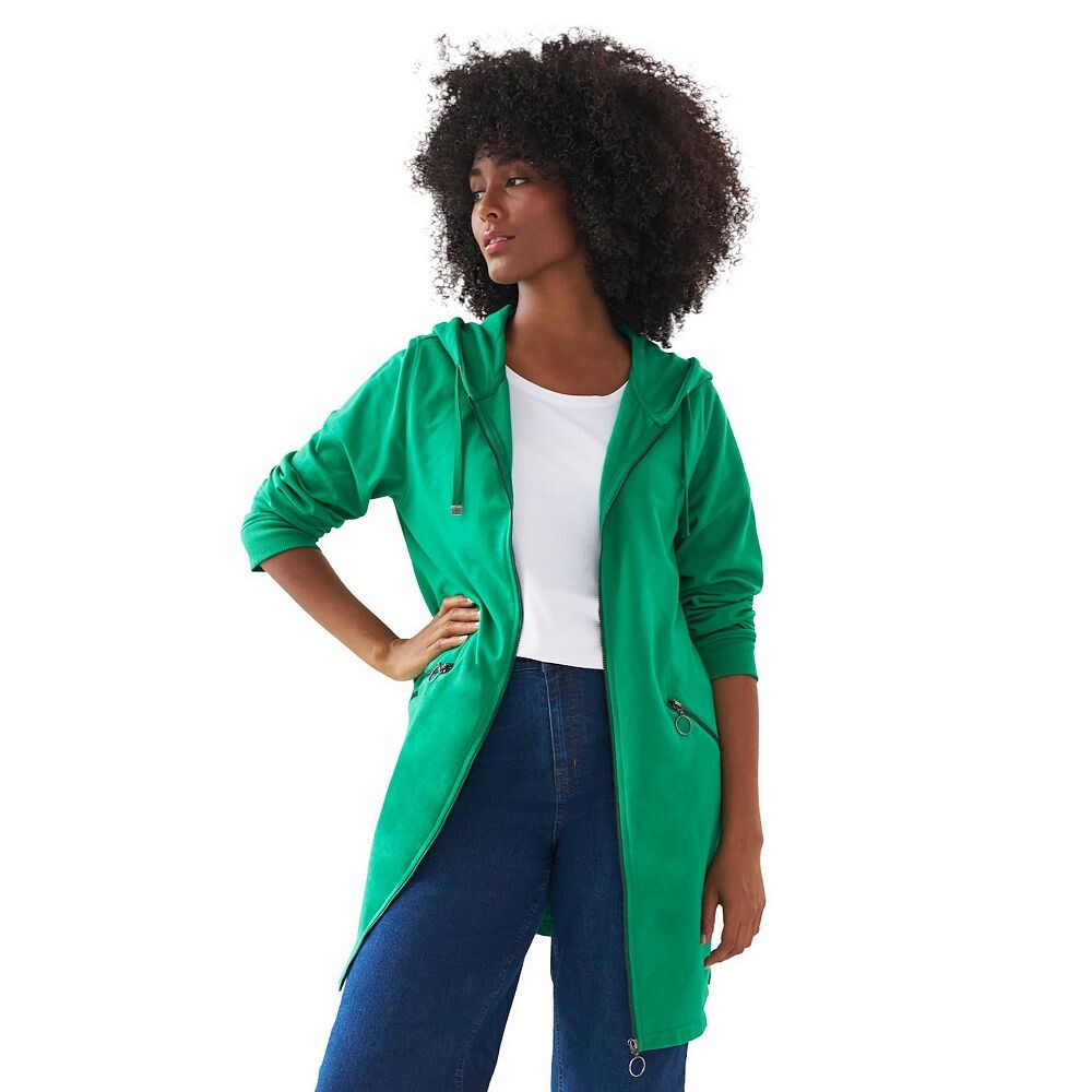 Женская толстовка больших размеров Ellos на молнии спереди с карманами на молнии, цвет Kelly Green
Женская толстовка больших размеров Ellos на молнии спереди с карманами на молнии, цвет Kelly Green