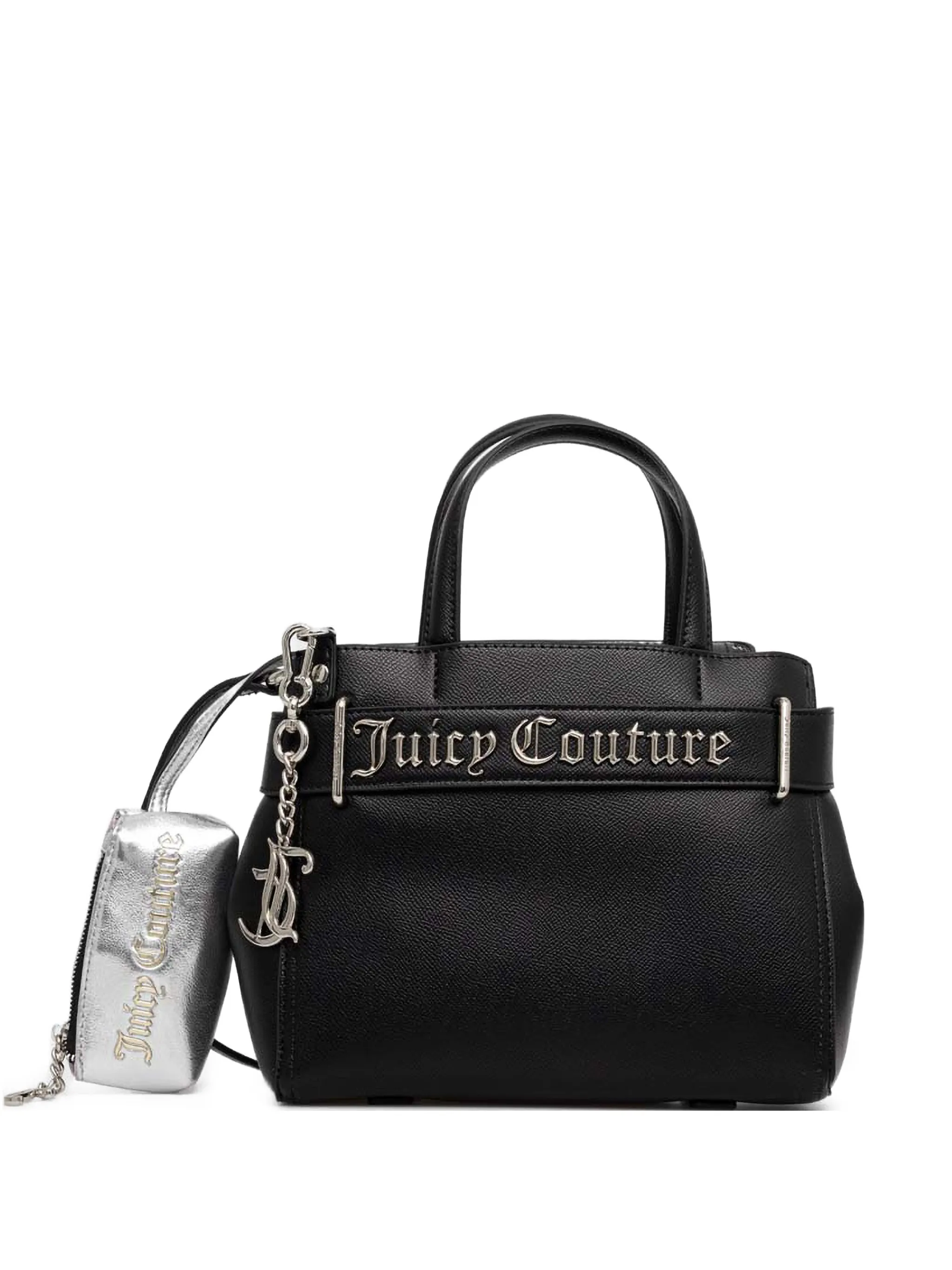 Сумка-тоут с верхней ручкой и подвеской-логотипом Juicy Couture, черный
Сумка-тоут с верхней ручкой и подвеской-логотипом Juicy Couture, черный
