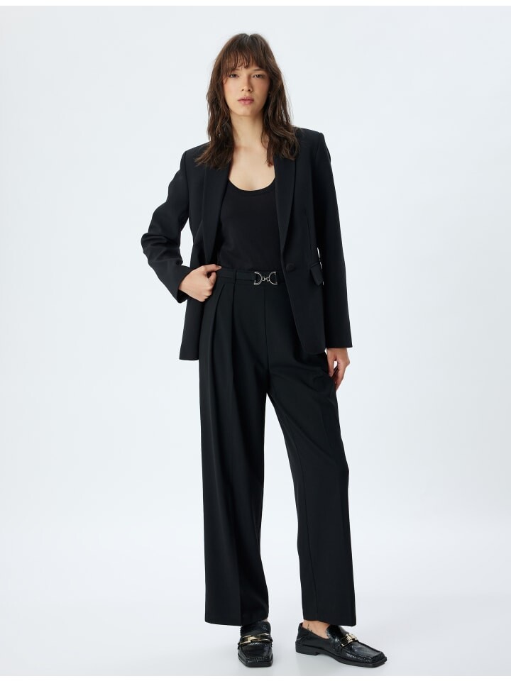 Тканевые брюки KOTON, черный
Тканевые брюки KOTON, черный