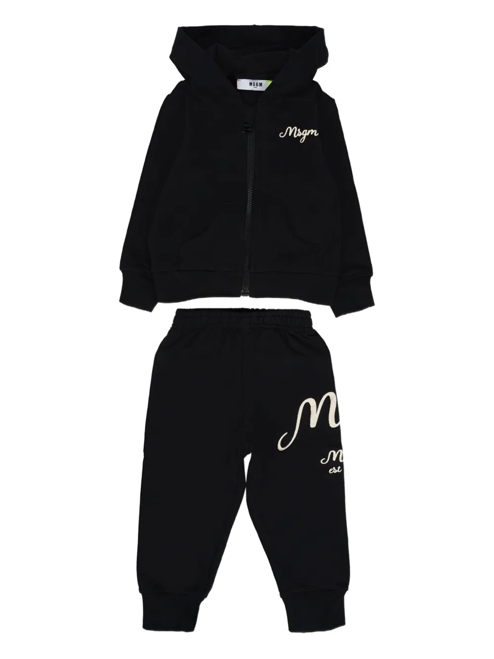 Спортивный костюм с вышитым логотипом (комплект из двух) MSGM Kids, черный
Спортивный костюм с вышитым логотипом (комплект из двух) MSGM Kids, черный