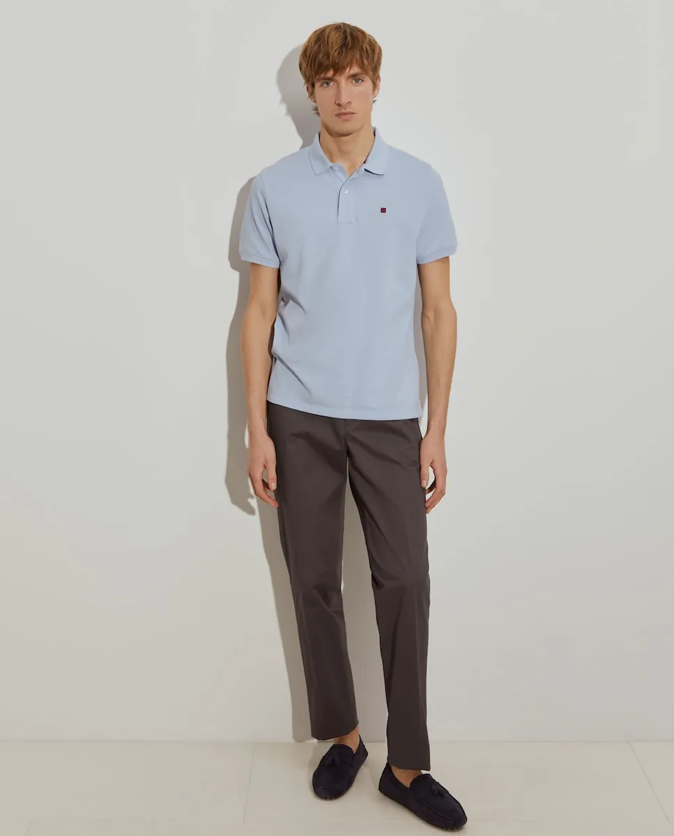 Мужская пике поло из хлопка стандартного кроя Lion of Porches, светло-голубой
Мужская пике поло из хлопка стандартного кроя Lion of Porches, светло-голубой