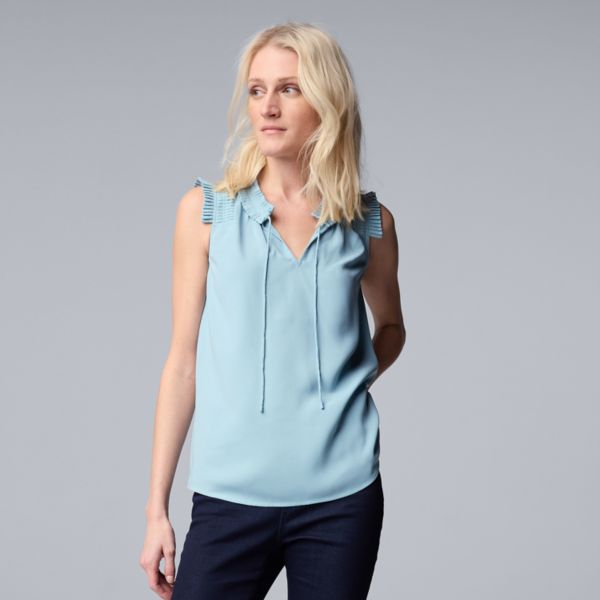 Женский топ с плиссированной горловиной Simply Vera Vera Wang, цвет mystic lagoon
Женский топ с плиссированной горловиной Simply Vera Vera Wang, цвет mystic lagoon