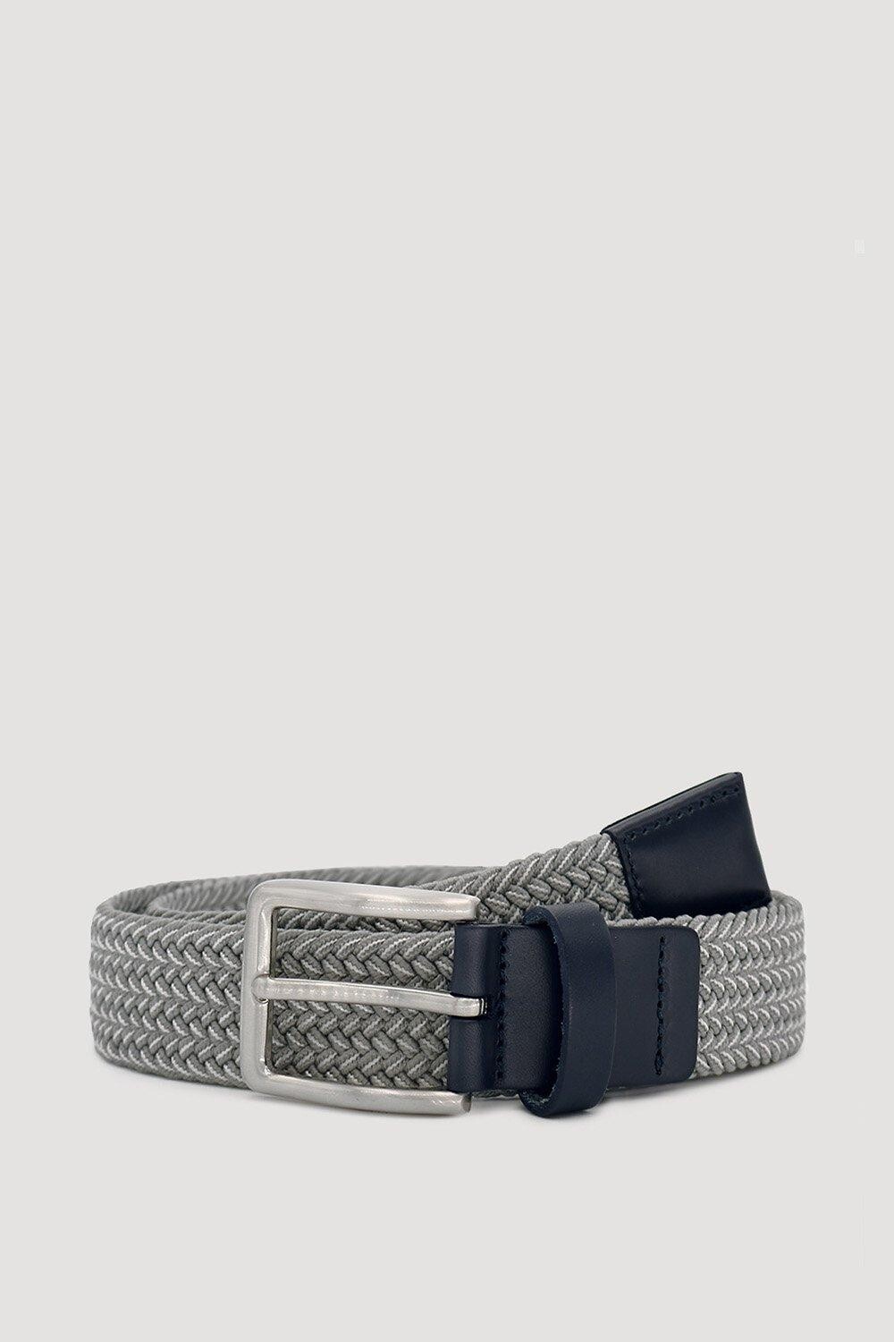 Серо-белый плетеный ремень Larsson & Co, серый
Серо-белый плетеный ремень Larsson & Co, серый