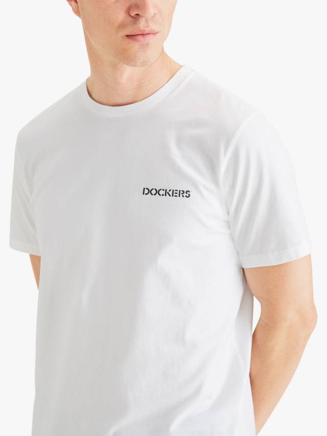 Хлопчатобумажная приталенная футболка с графическим рисунком и коротким рукавом Dockers, белый
Хлопчатобумажная приталенная футболка с графическим рисунком и коротким рукавом Dockers, белый