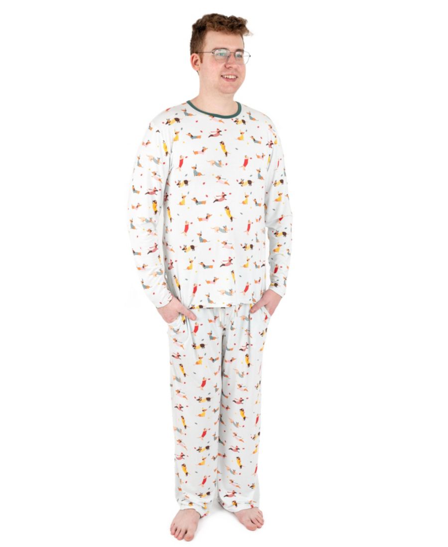 Мужская двухкомпонентная вискозная пижама для отдыха из бамбука Leveret, Dogs
Мужская двухкомпонентная вискозная пижама для отдыха из бамбука Leveret, Dogs