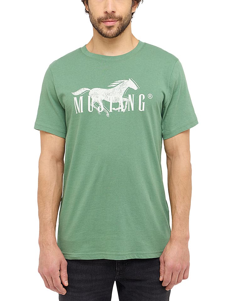 Футболка Mustang, зеленый
Футболка Mustang, зеленый