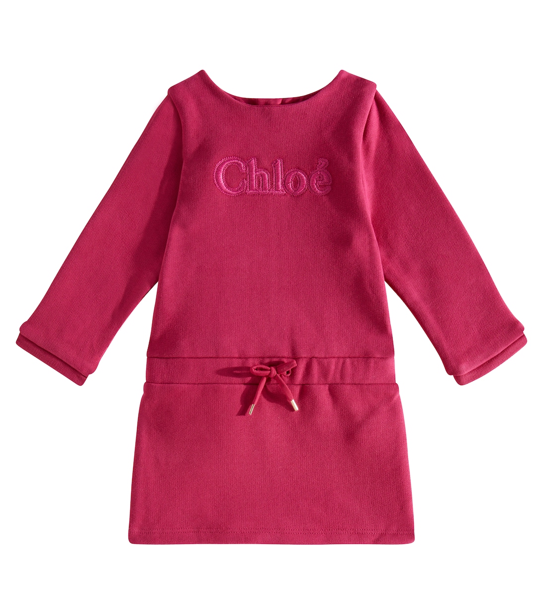 Платье из хлопкового джерси с логотипом для малышей Chloé Kids, фуксия
Платье из хлопкового джерси с логотипом для малышей Chloé Kids, фуксия