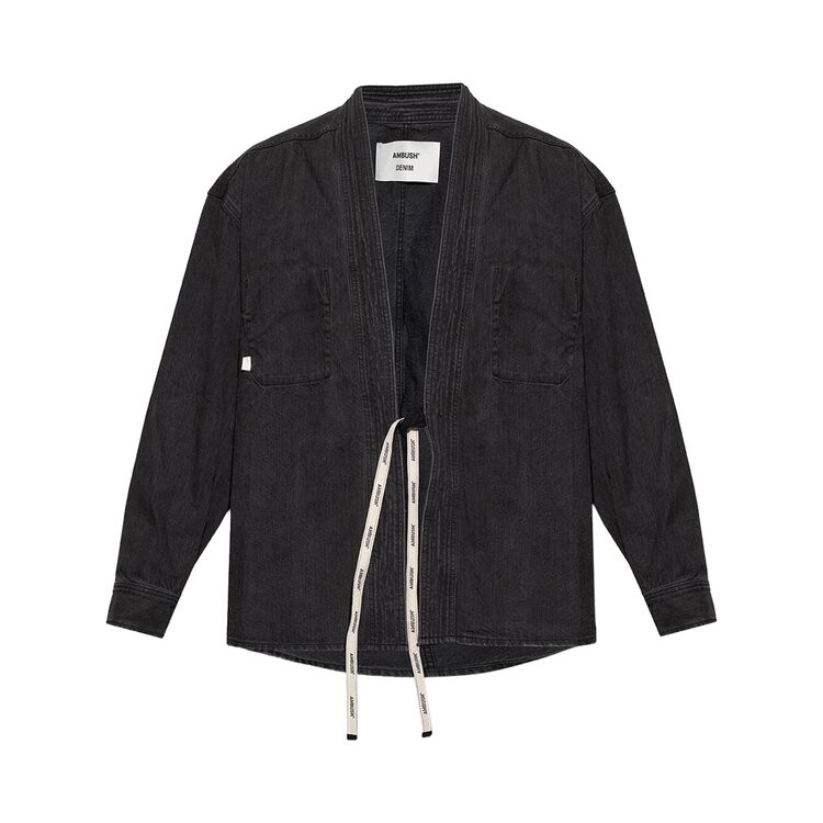 Рубашка Ambush Tie Fastening Shirt, черный 
Рубашка Ambush Tie Fastening Shirt, черный