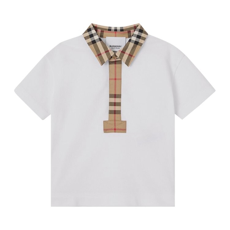 Поло Burberry Kids Check Trim Short-Sleeve Polo Shirt, белый
Поло Burberry Kids Check Trim Short-Sleeve Polo Shirt, белый
