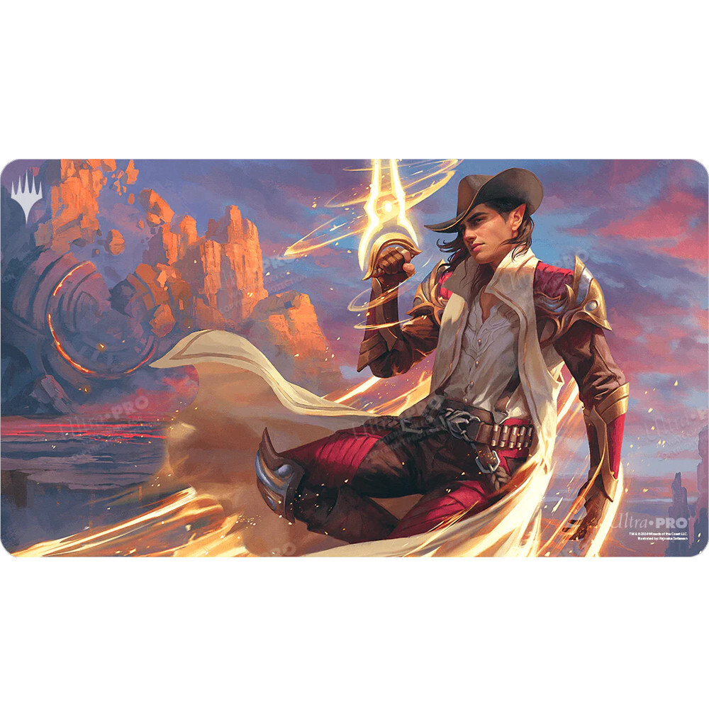Карточная игра Ultra Pro MtG Playmat: Outlaws of Thunder Junction - Kellan, the Kid (Game On! Sale)
Карточная игра Ultra Pro MtG Playmat: Outlaws of Thunder Junction - Kellan, the Kid (Game On! Sale)