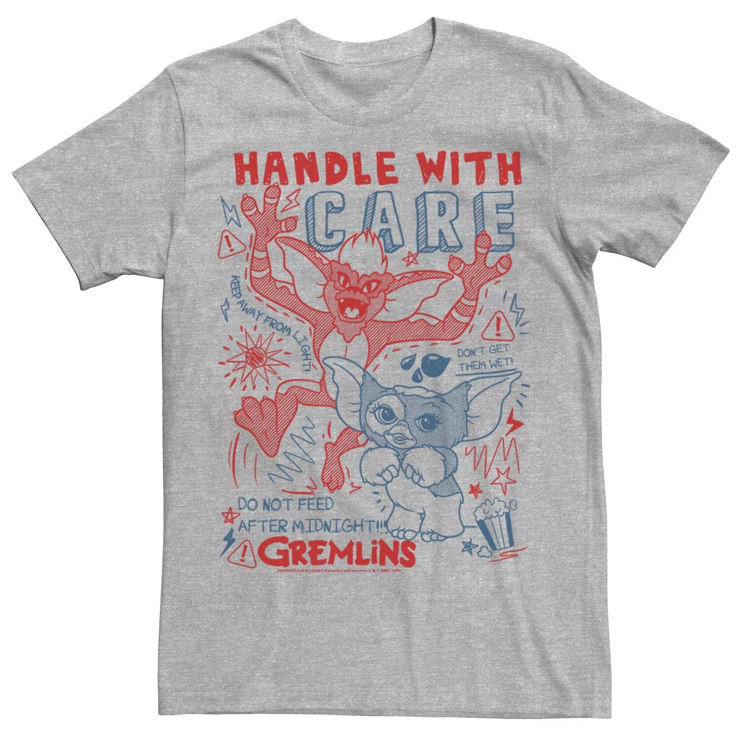 Мужская футболка Gremlins Handle With Care Sketch Licensed Character
Мужская футболка Gremlins Handle With Care Sketch Licensed Character