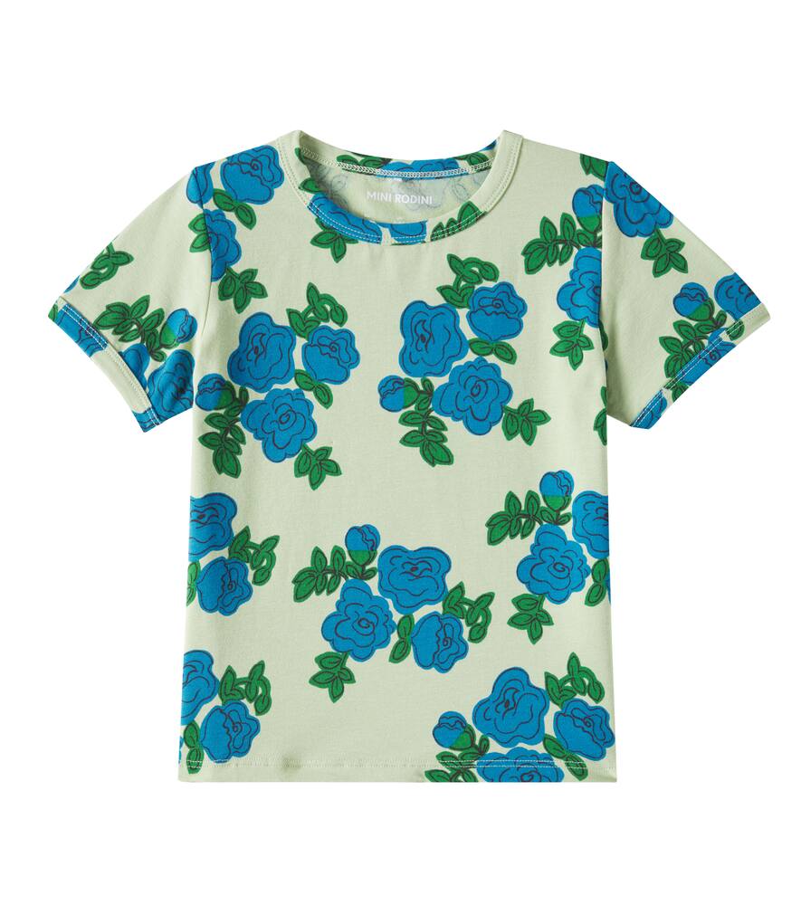 Футболка из хлопкового джерси Blue Roses Mini Rodini, Green
Футболка из хлопкового джерси Blue Roses Mini Rodini, Green