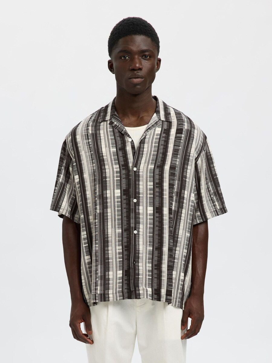 Рубашка на пуговицах Comfort fit SELECTED, черный
Рубашка на пуговицах Comfort fit SELECTED, черный