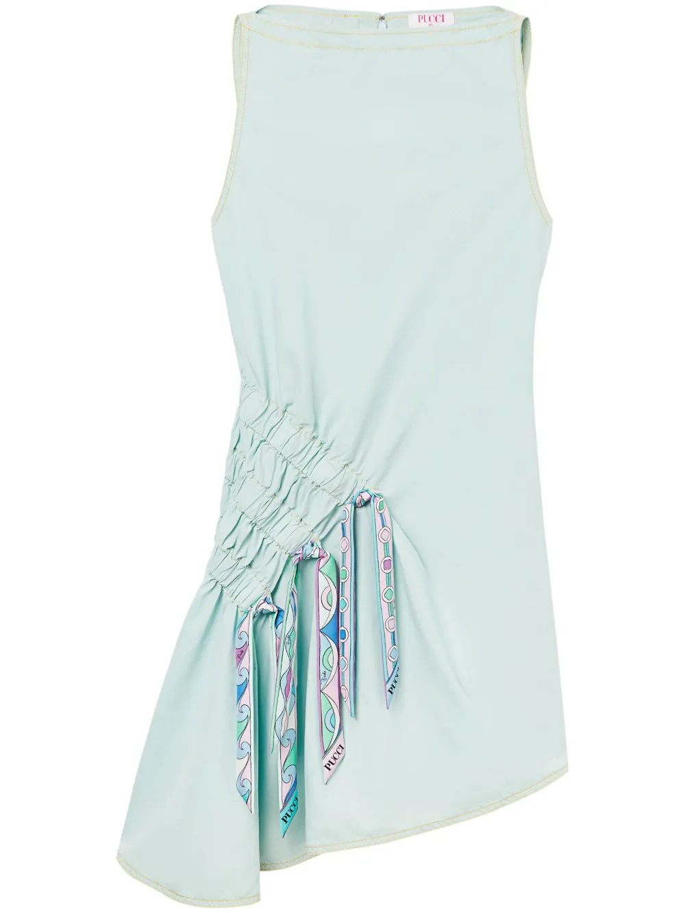 Платье мини с принтом и сборками PUCCI, синий
Платье мини с принтом и сборками PUCCI, синий