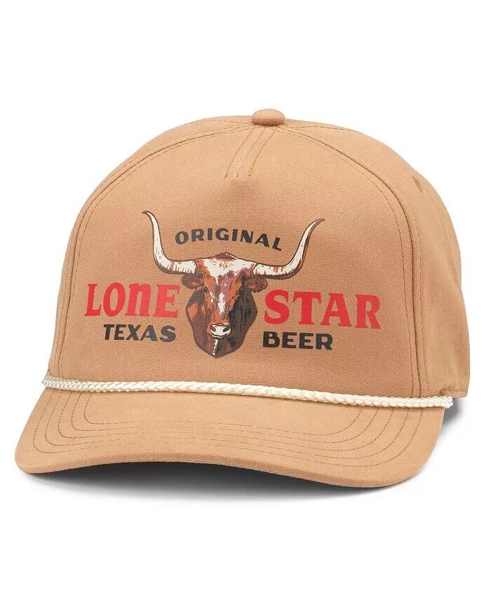 Мужская коричневая регулируемая шляпа из парусины Lone Star Beer American Needle, коричневый
Мужская коричневая регулируемая шляпа из парусины Lone Star Beer American Needle, коричневый