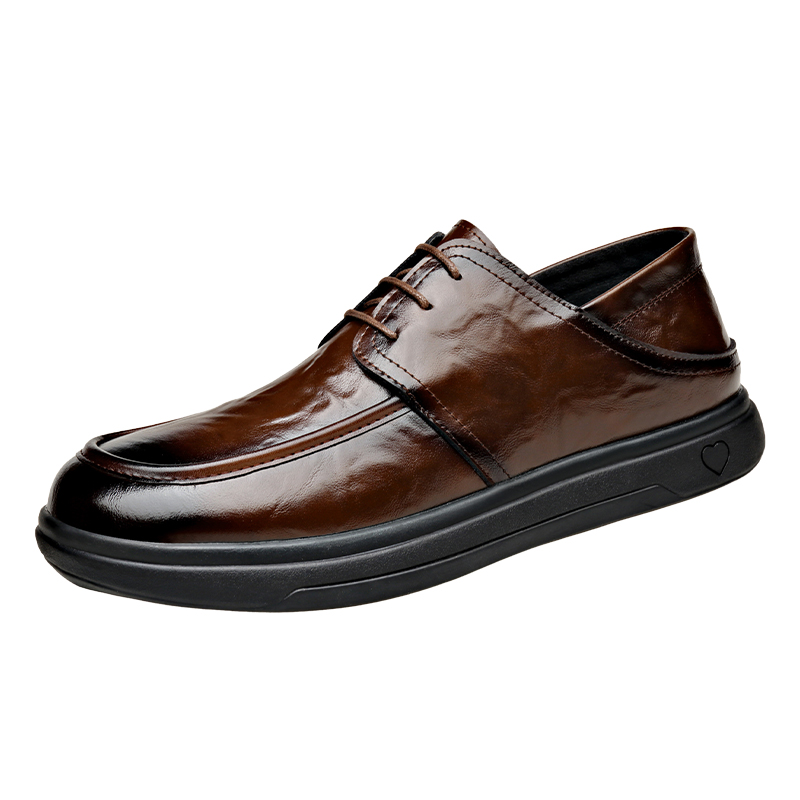 Medd Повседневные кожаные туфли мужские низкие черно-коричневые - коричневые, цвет Brown
Medd Повседневные кожаные туфли мужские низкие черно-коричневые - коричневые, цвет Brown