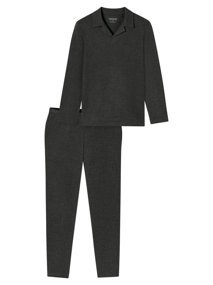 Schiesser Пижама Selected Premium Warming темно-серого цвета
Schiesser Пижама Selected Premium Warming темно-серого цвета