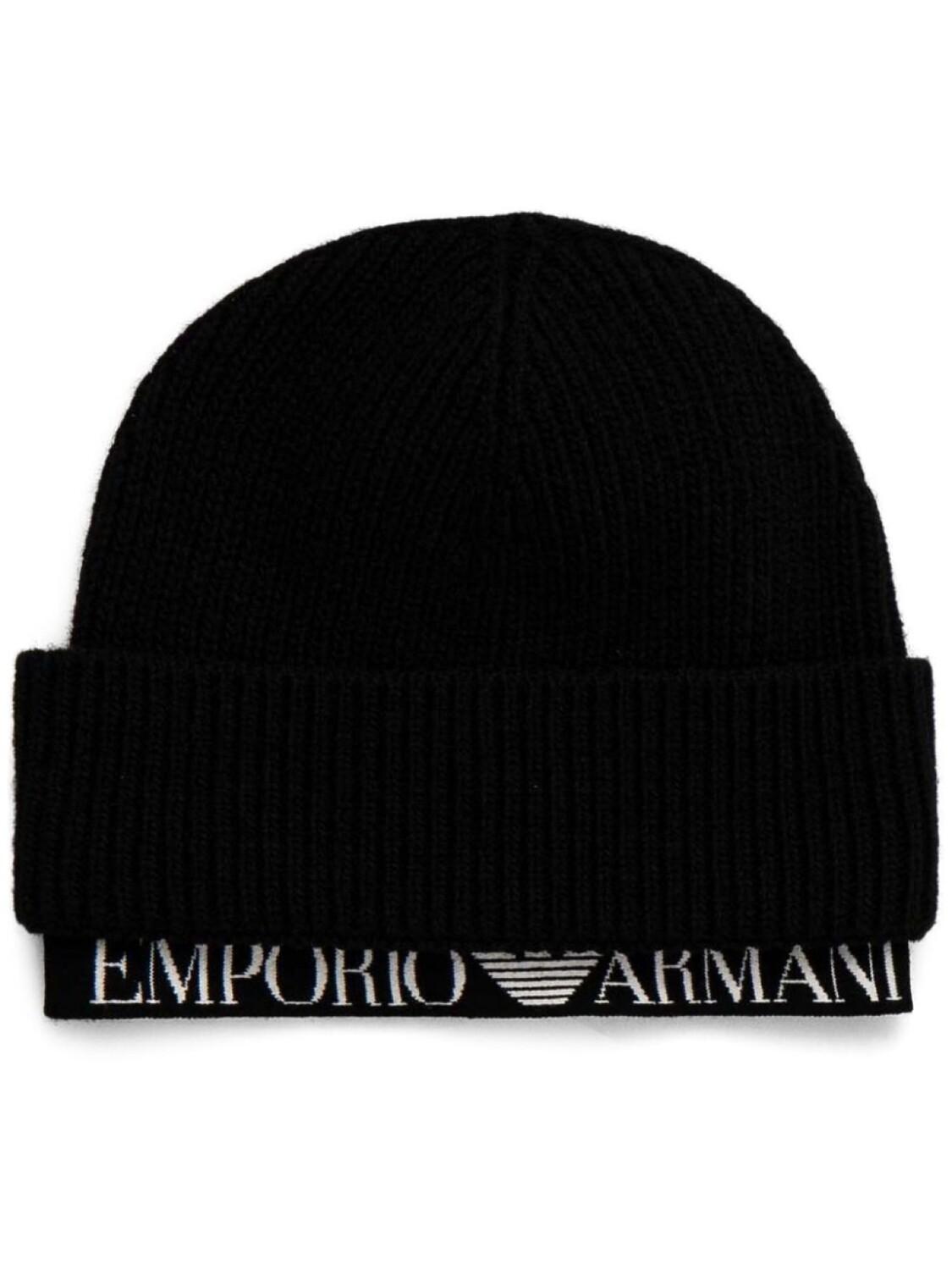Шапка-бини с логотипом Emporio Armani, черный
Шапка-бини с логотипом Emporio Armani, черный