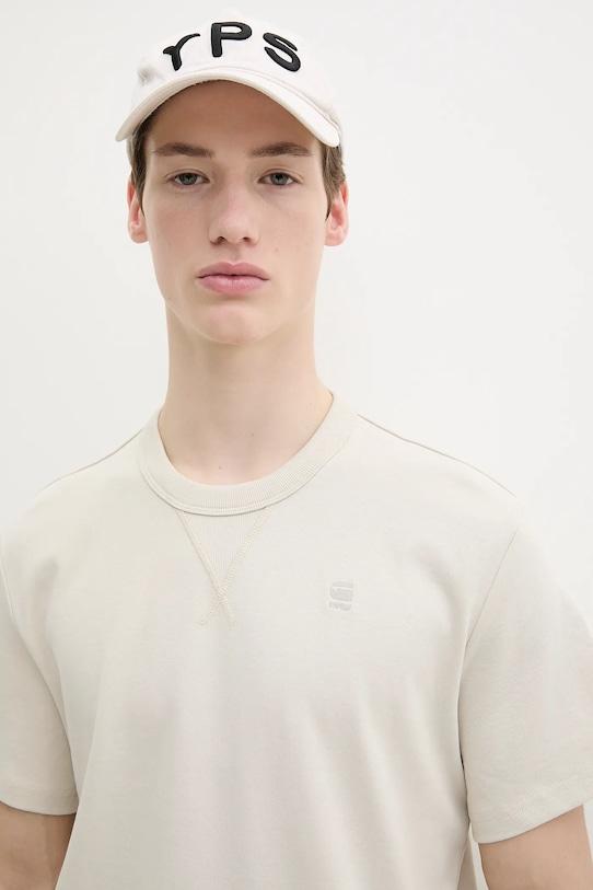 Хлопковая футболка G-Star, бежевый
Хлопковая футболка G-Star, бежевый