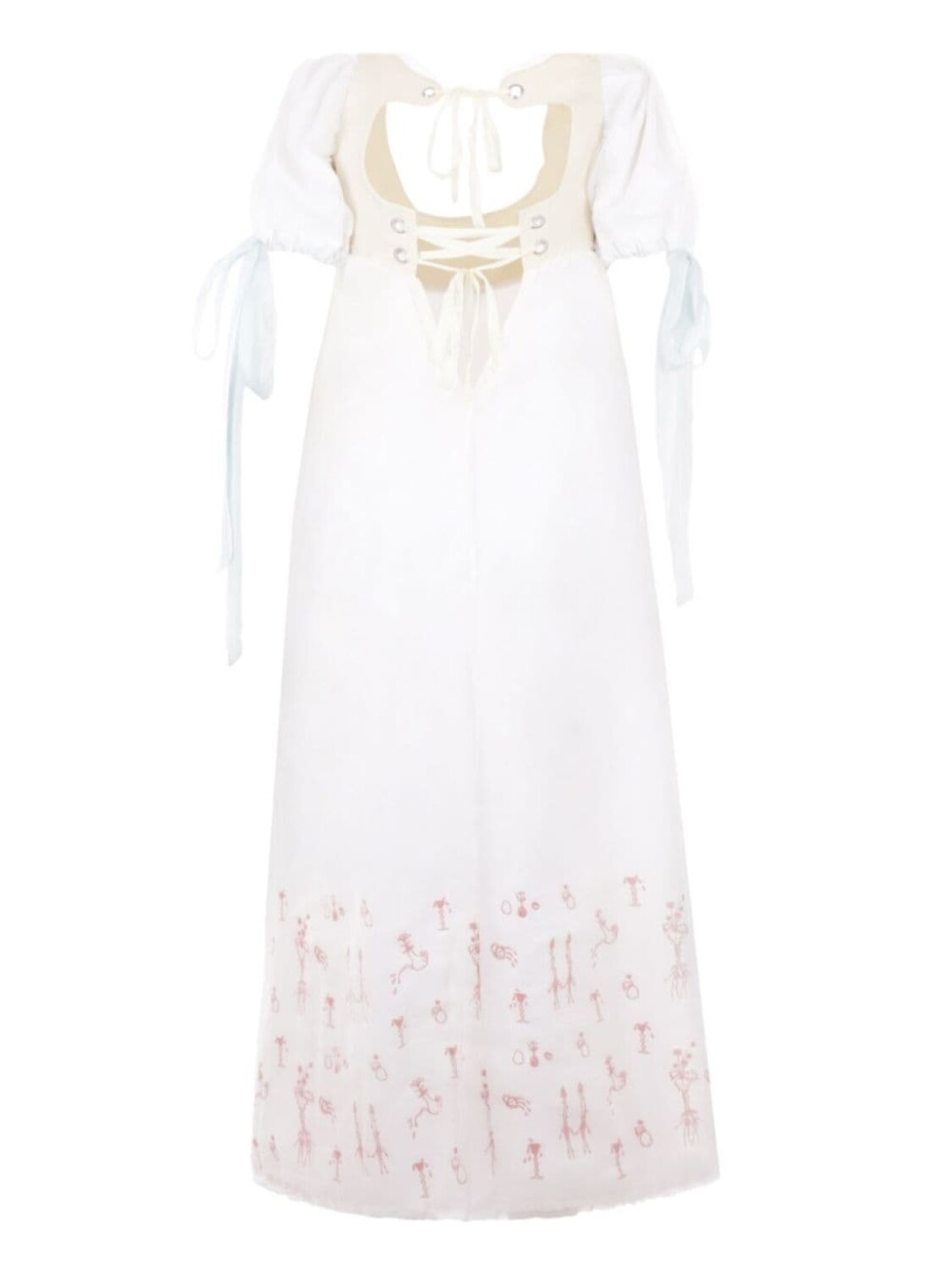 Rabbit прозрачное платье миди Yuyan, белый
Rabbit прозрачное платье миди Yuyan, белый