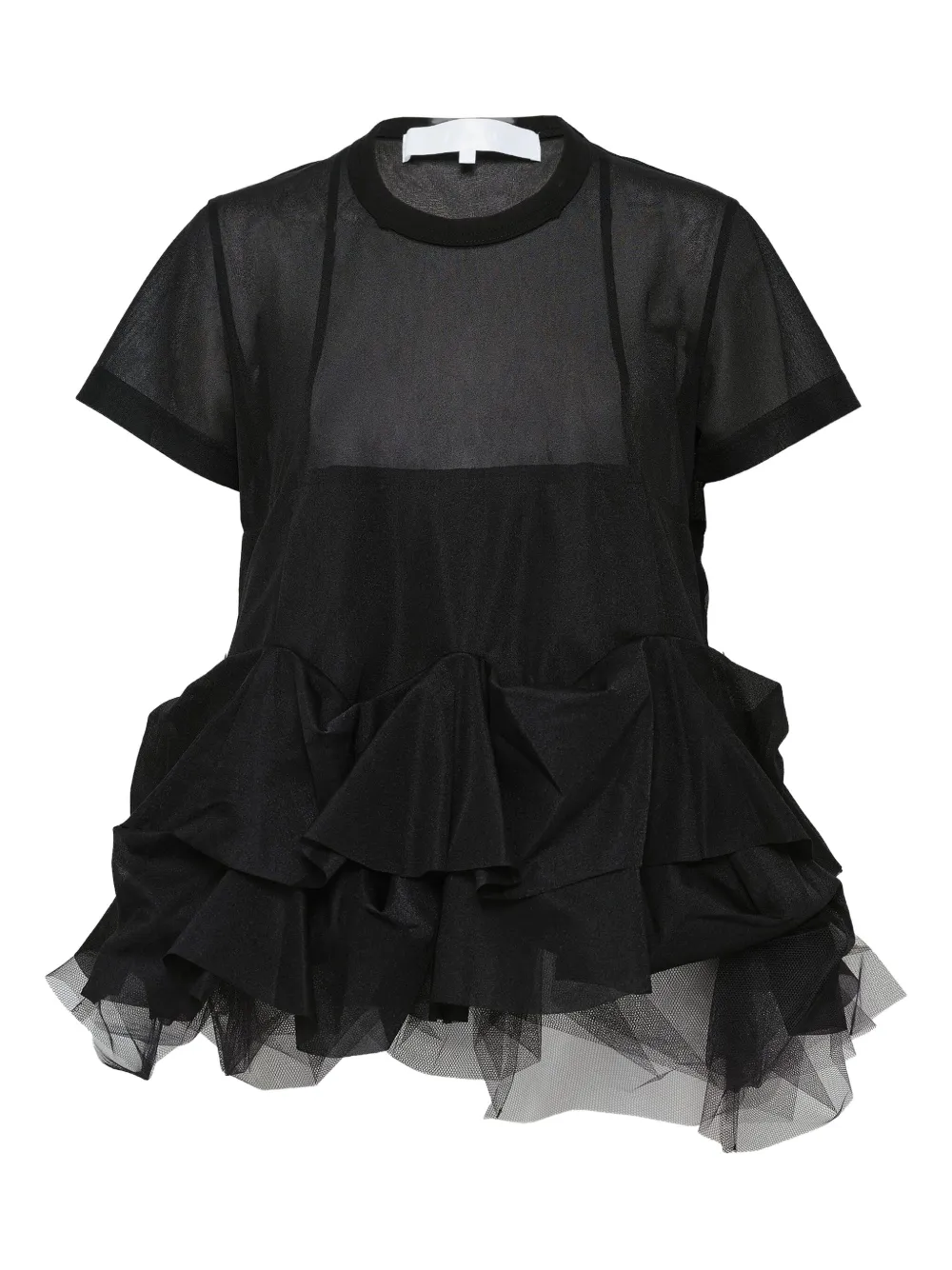Футболка из многослойного тюля Comme des Garçons TAO, черный
Футболка из многослойного тюля Comme des Garçons TAO, черный
