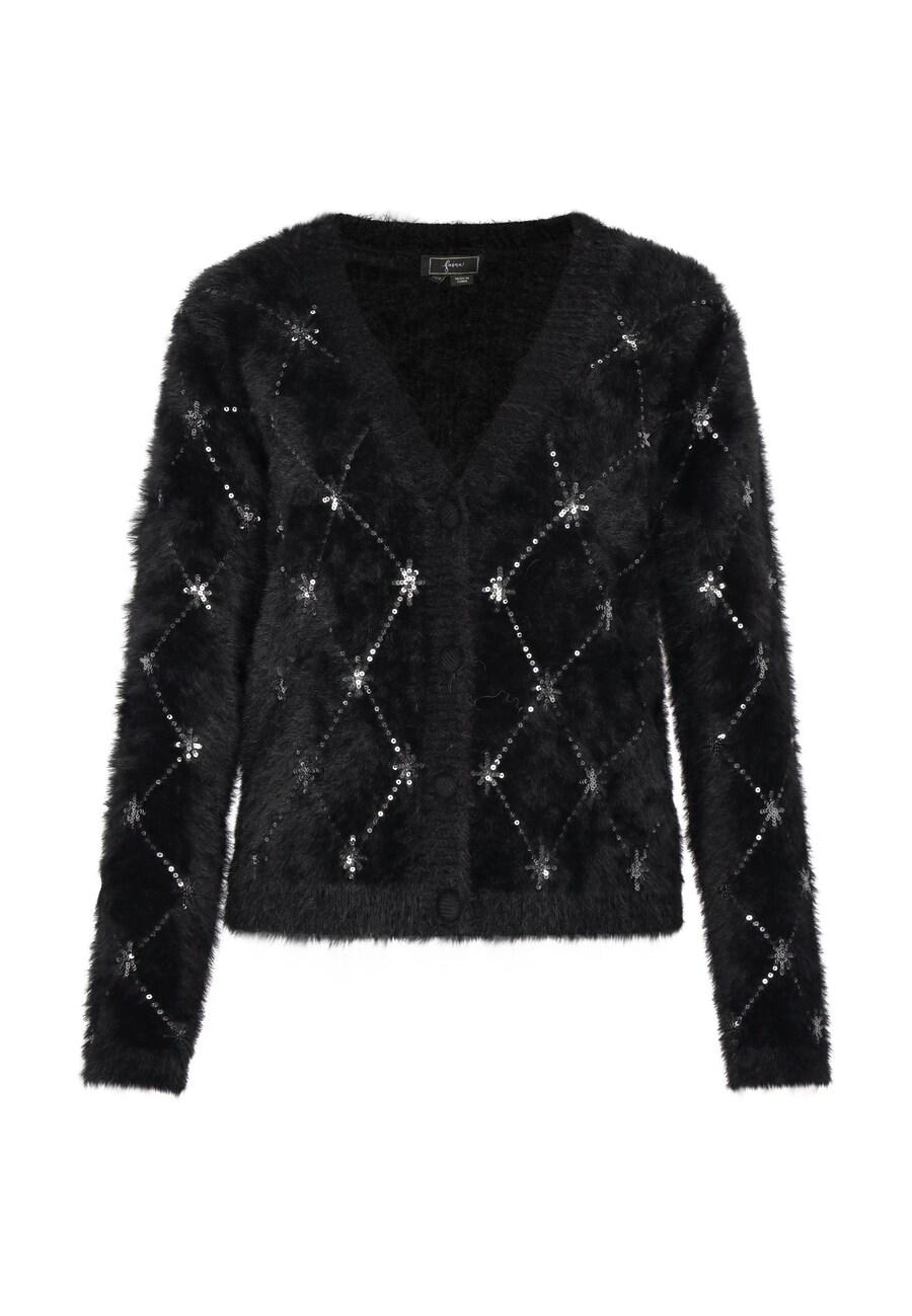 Вязаный кардиган faina, черный
Вязаный кардиган faina, черный