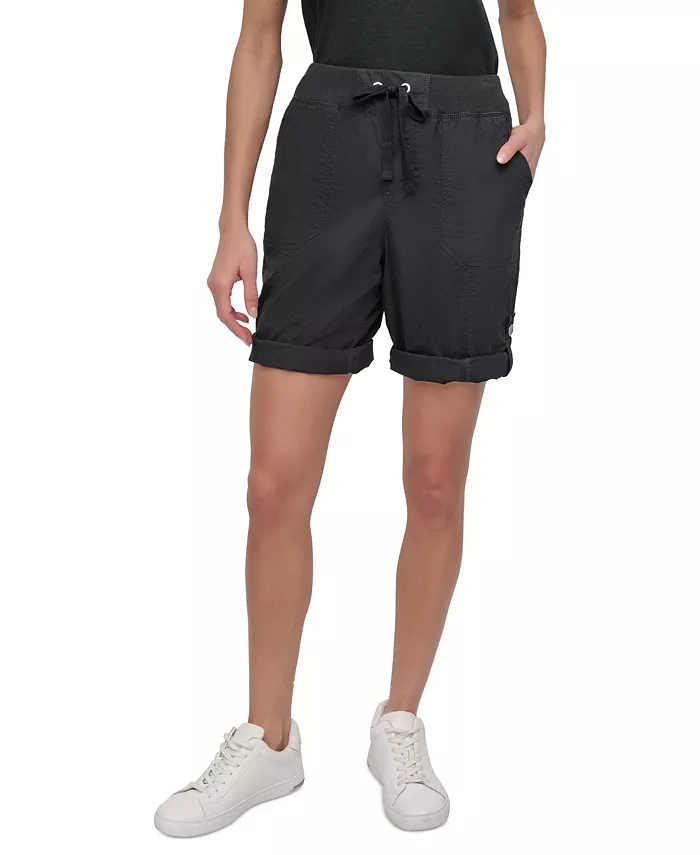 Женские шорты с присборенной талией Convertible Shorts DKNY, черный
Женские шорты с присборенной талией Convertible Shorts DKNY, черный