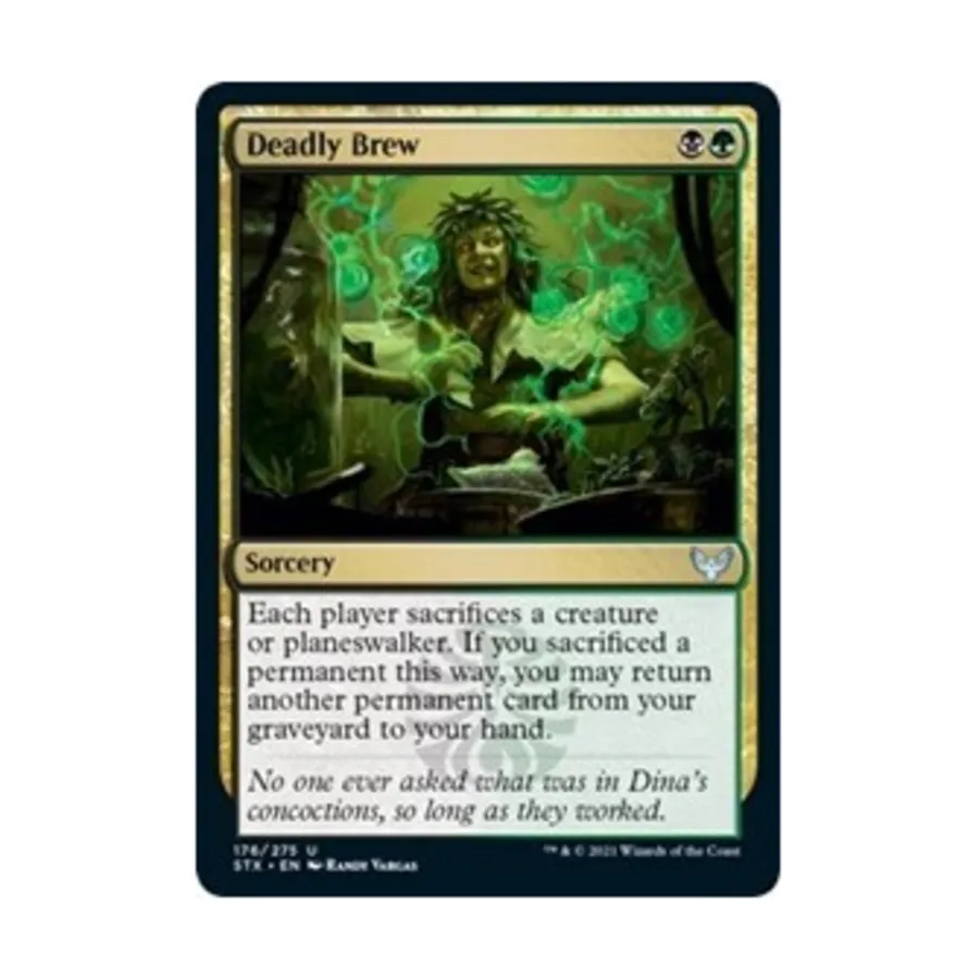 CCG Смертельный отвар (C) (Фольга), MTG - Strixhaven - School of Mages
CCG Смертельный отвар (C) (Фольга), MTG - Strixhaven - School of Mages