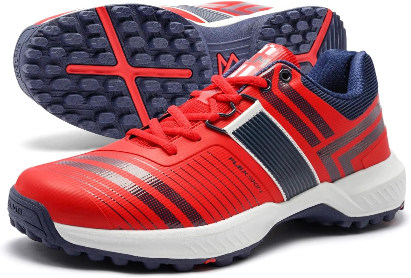 Кроссовки для крикета SOLM8 S8 с резиновыми шипами - профессиональные бутсы для мужчин для игры на уличном газоне/траве, с широкой носочной частью, системой шнуровки Speed-Fit и новой гелевой амортизирующей стелькой, красный
Кроссовки для крикета SOLM8 S8 с резиновыми шипами - профессиональные бутсы для мужчин для игры на уличном газоне/траве, с широкой носочной частью, системой шнуровки Speed-Fit и новой гелевой амортизирующей стелькой, красный