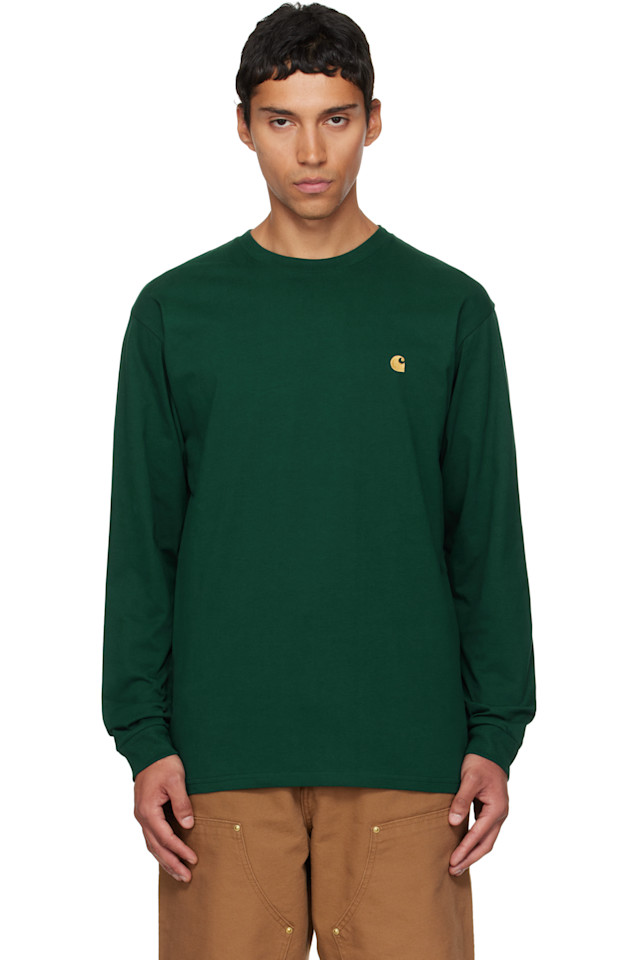 Carhartt Work In Progress Зеленая футболка с длинными рукавами "Chase"
Carhartt Work In Progress Зеленая футболка с длинными рукавами "Chase"