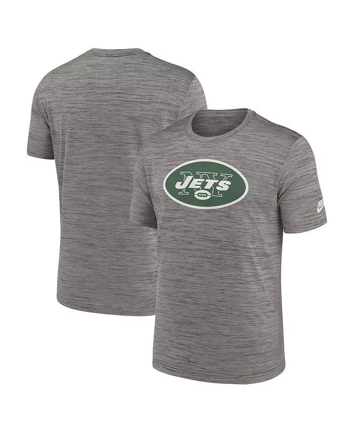 Мужская серая футболка New York Jets Sideline Velocity Throwback Logo Performance Nike
Мужская серая футболка New York Jets Sideline Velocity Throwback Logo Performance Nike
