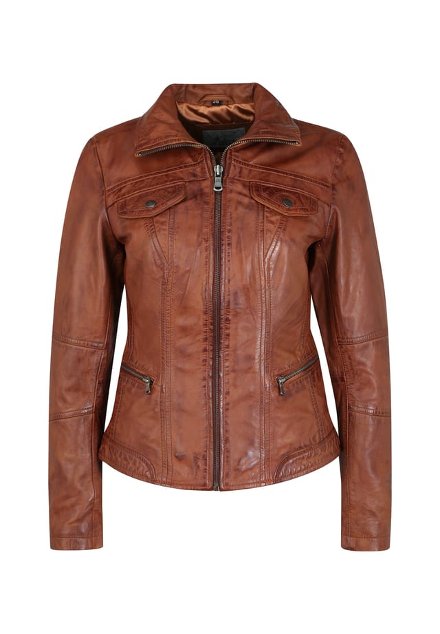 Кожаная куртка Modena в стильном дизайне 7Eleven, цвет tobacco
Кожаная куртка Modena в стильном дизайне 7Eleven, цвет tobacco