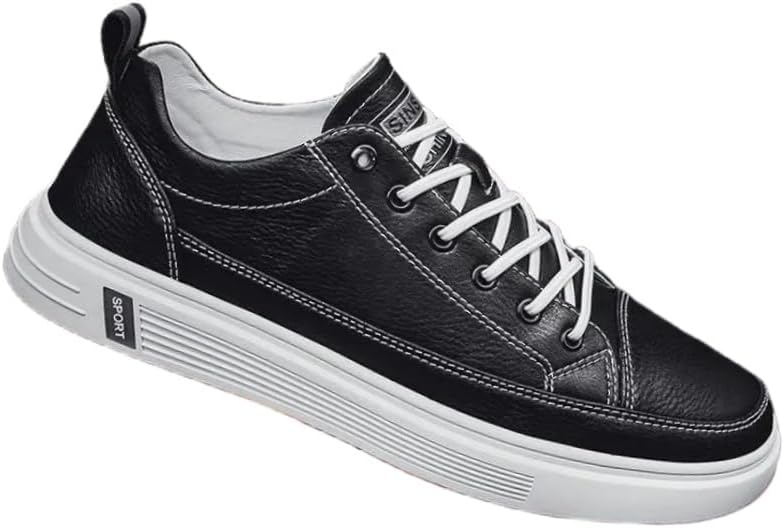 Мужские скейтбордические кроссовки однотонного цвета - легкие, удобные, противоскользящие повседневные обувь, подходящие для ежедневной носки Fusecottc, черный
Мужские скейтбордические кроссовки однотонного цвета - легкие, удобные, противоскользящие повседневные обувь, подходящие для ежедневной носки Fusecottc, черный