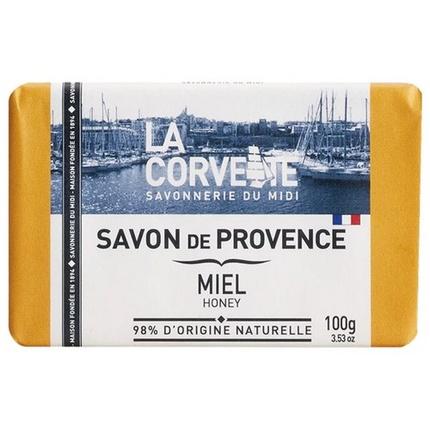 Мыло La Corvette Provence Honey Soap 100 г - очень мягкое, 100% на растительной основе Markenlos
Мыло La Corvette Provence Honey Soap 100 г - очень мягкое, 100% на растительной основе Markenlos