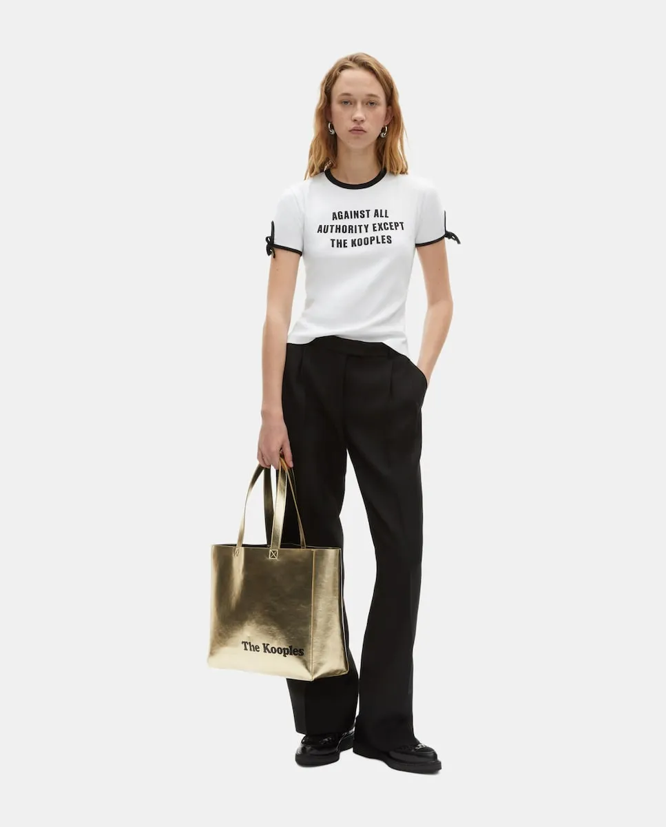 Женские костюмные брюки со складками спереди The Kooples, черный
Женские костюмные брюки со складками спереди The Kooples, черный