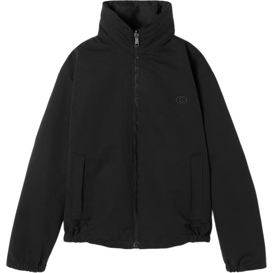 Двусторонняя куртка из хлопка рипстоп на молнии Gucci, черный
Двусторонняя куртка из хлопка рипстоп на молнии Gucci, черный