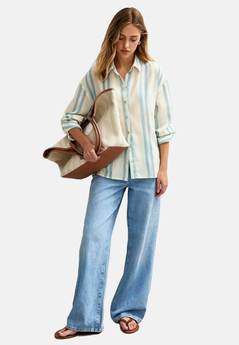 Блуза New Look STRIPED LONG SLEEVE, Blue Pattern/Blue
Блуза New Look STRIPED LONG SLEEVE, Blue Pattern/Blue