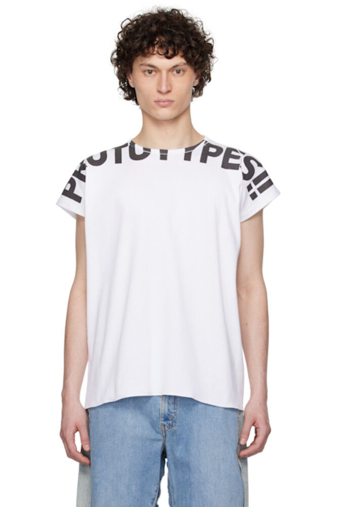 Белая вафельная футболка Muscle Prototypes
Белая вафельная футболка Muscle Prototypes