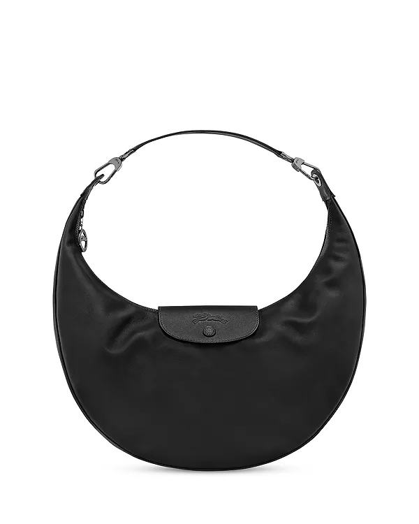 Круглая кожаная сумка Le pliage xtra Longchamp, черный
Круглая кожаная сумка Le pliage xtra Longchamp, черный
