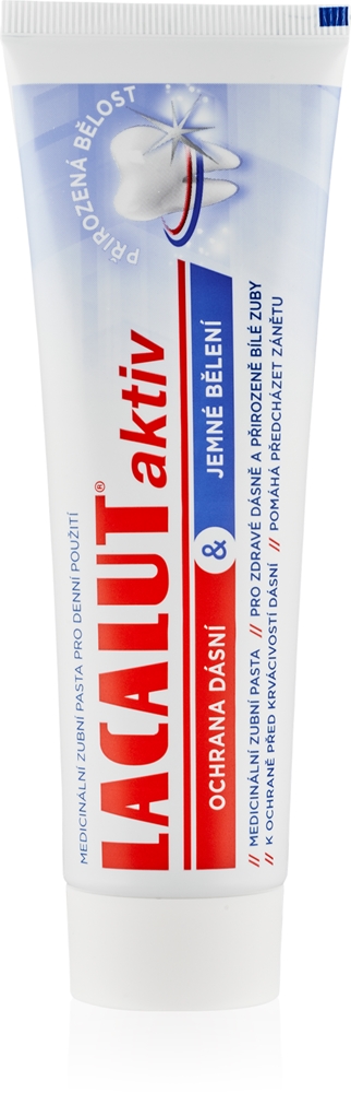 Отбеливающая зубная паста Aktiv для здоровья зубов и десен Lacalut, 75 мл
Отбеливающая зубная паста Aktiv для здоровья зубов и десен Lacalut, 75 мл