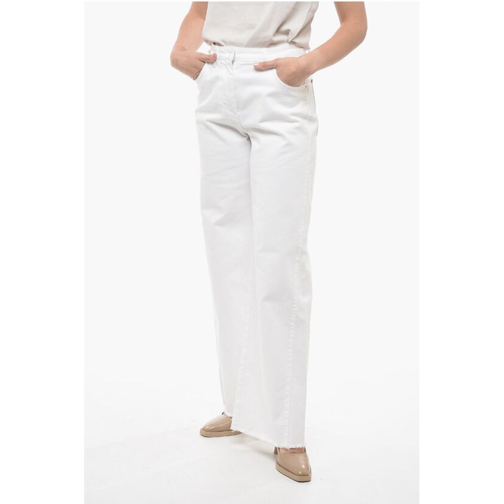 Джинсовые брюки-палаццо с бахромой по низу Fabiana Filippi, White
Джинсовые брюки-палаццо с бахромой по низу Fabiana Filippi, White