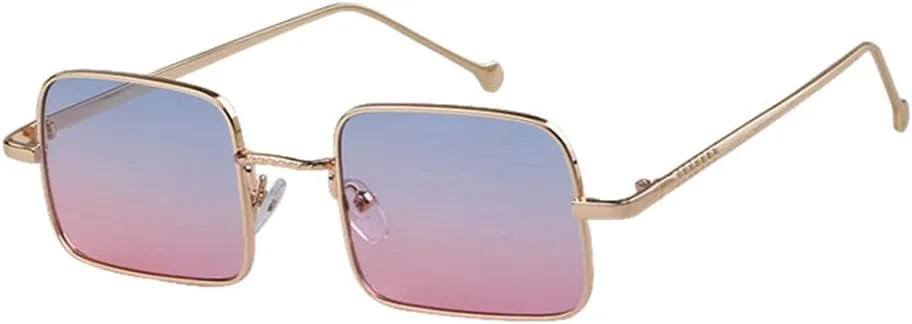 Ретро-солнцезащитные очки квадратной формы из сплава для женщин и мужчин, винтажные, маленькие, прямоугольные, с прозрачными линзами цвета океана MTZJH, C3
Ретро-солнцезащитные очки квадратной формы из сплава для женщин и мужчин, винтажные, маленькие, прямоугольные, с прозрачными линзами цвета океана MTZJH, C3