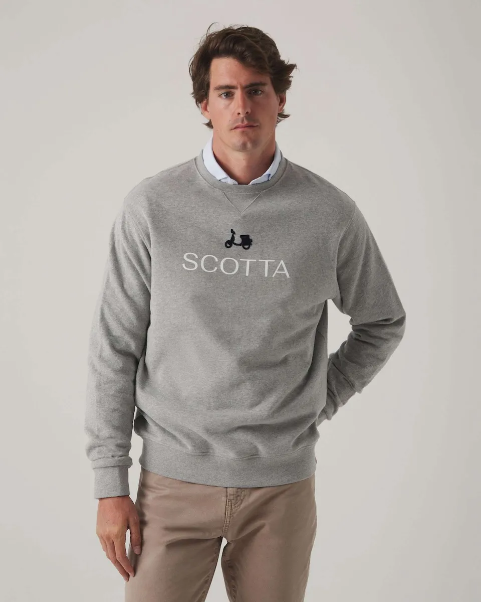 Мужская толстовка с круглым вырезом Scotta 1985, серый
Мужская толстовка с круглым вырезом Scotta 1985, серый