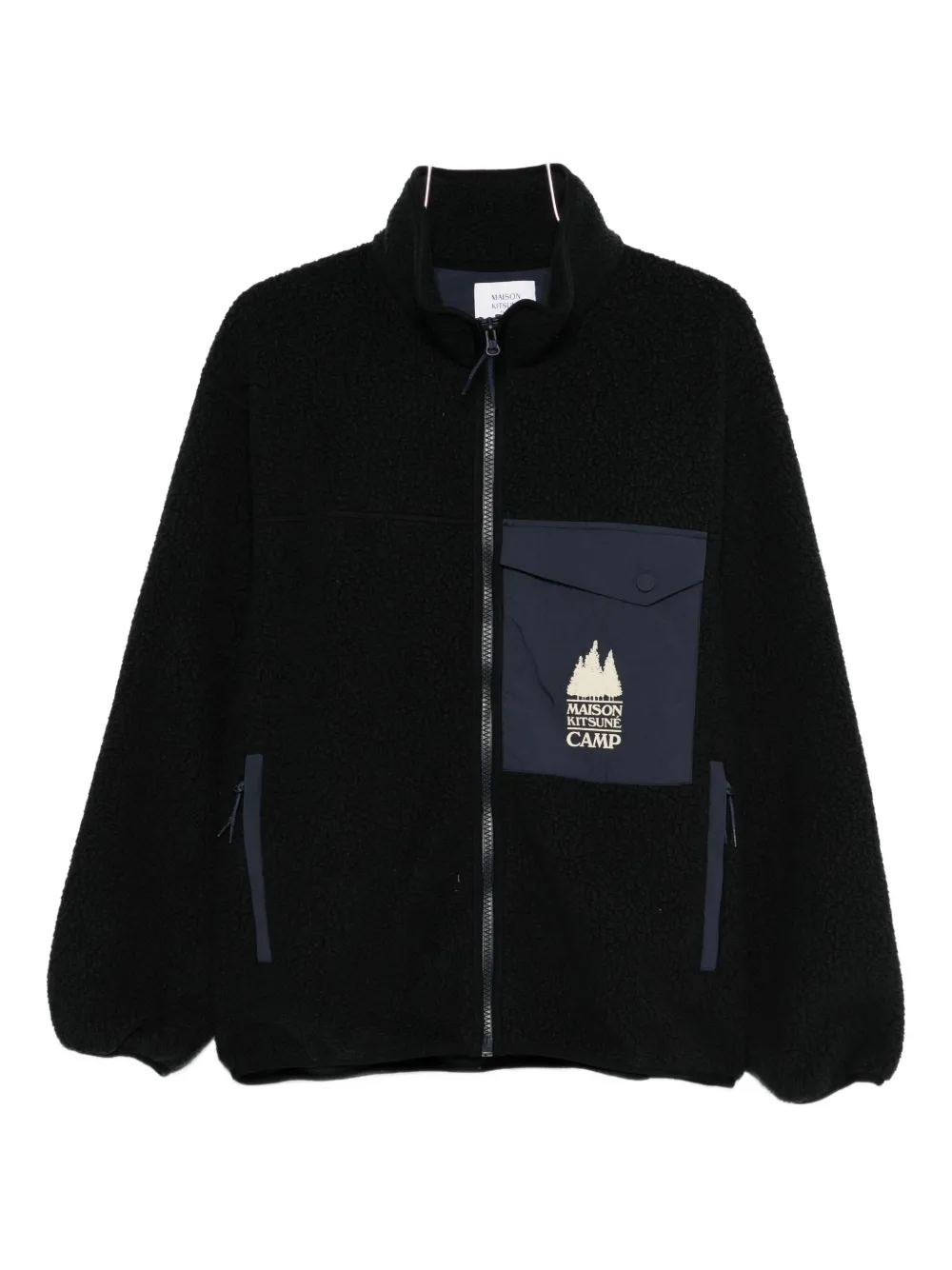 Куртка на молнии Maison Kitsuné, черный
Куртка на молнии Maison Kitsuné, черный