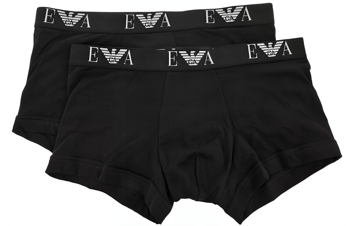 Два боксера с вышитым логотипом EMPORIO ARMANI, черный
Два боксера с вышитым логотипом EMPORIO ARMANI, черный