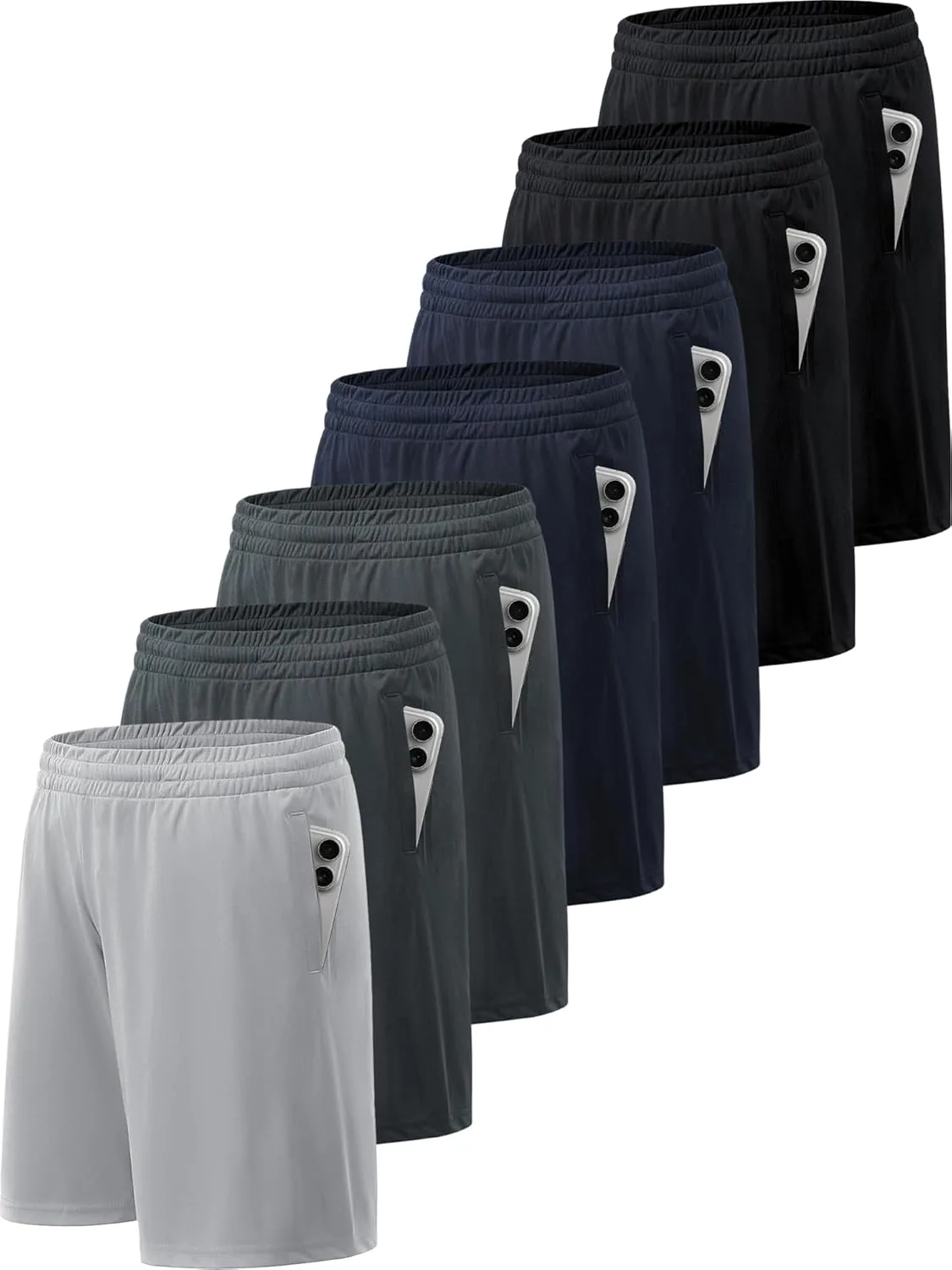 Мужские спортивные шорты BVNSOZ с карманами и эластичным поясом
Мужские спортивные шорты BVNSOZ с карманами и эластичным поясом