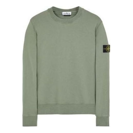 Футболка STONE ISLAND Crewneck Sweatshirt 'Sage', зеленый 
Футболка STONE ISLAND Crewneck Sweatshirt 'Sage', зеленый